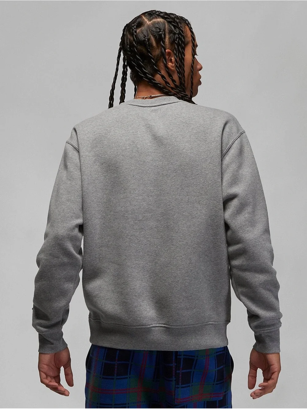 JordanAir Jordan Holiday Fleece Crew Sweatshirt 'Grey’ Size Medium